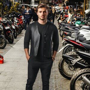 Harley Davidson Pathway Side lace Black Leather Vest Size XL